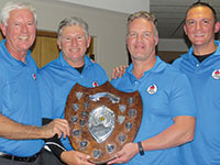 The Rand Building Hydraulics runners-up, from l: Wim Greeff, Francois De Lange, Johan Landman and Barry Willemse.